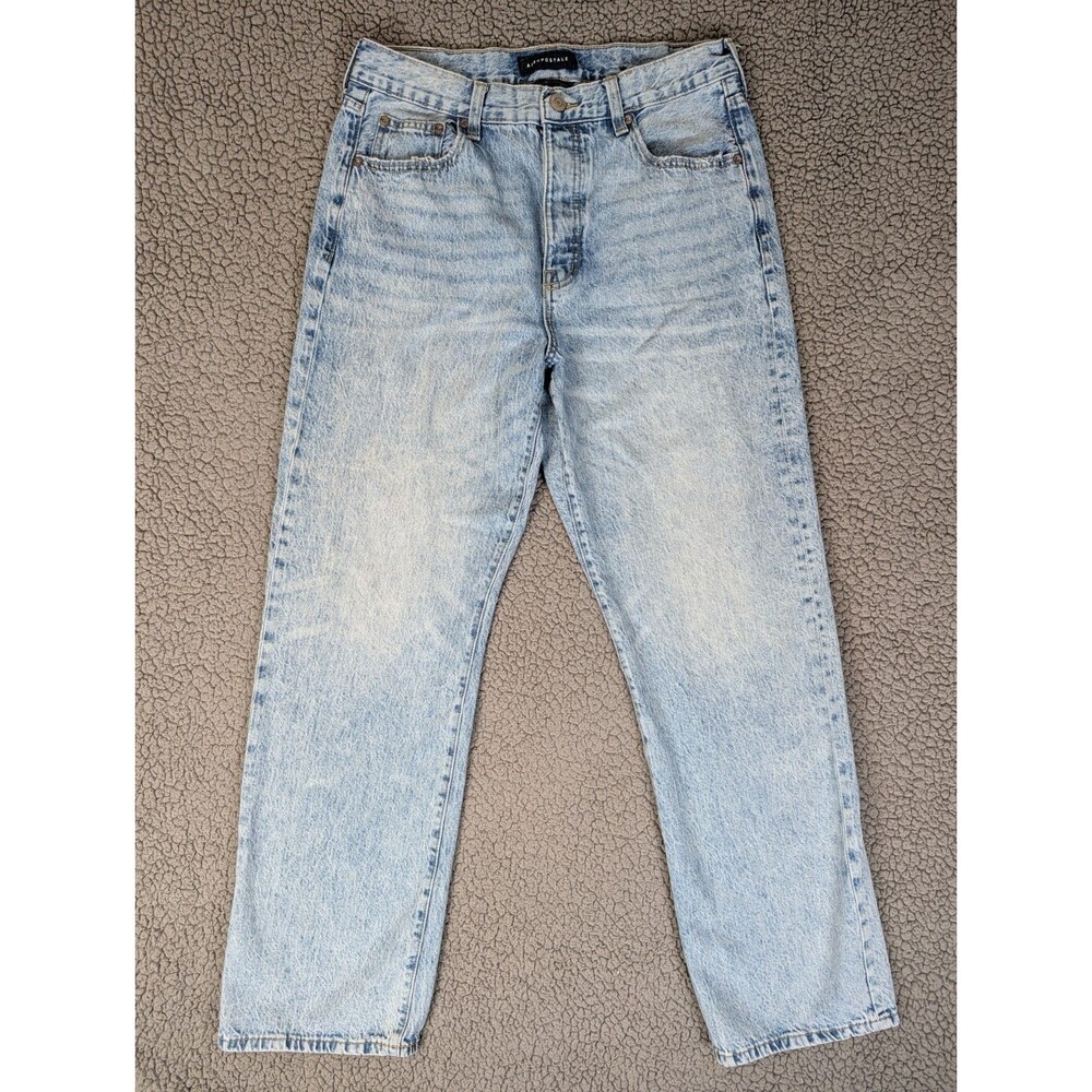 Aeropostale Light Wash Straight Leg Jeans